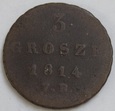 3 GROSZE 1814 IB