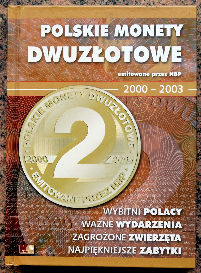 ZESTAW MONET 2 ZŁ GN Z LAT 2000 - 2003