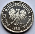 1 ZŁOTY 1988 - ST. LUSTRZANY