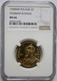 2 ZŁ ZYGMUNT III WAZA 1998 - NGC MS66