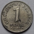 1 FENIG 1918 STEMPEL 1917 - RZADKI