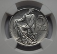 5 ZŁ RYBAK 1959 - PODWÓJNE SŁOŃECZKO - NGC AU58