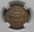 2 ZŁ ŻAGLOWIEC 1936 NGC AU DETAILS (E4)