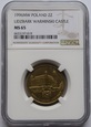 2 ZŁ ZAMEK W LIDZBARKU WARMIŃSKIM 1996 NGC MS65