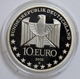 NIEMCY -  10 EURO 2002 D - NIEMIECKIE EURO - ST. LUSTRZANY