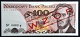 100 ZŁ LUDWIK WARYŃSKI 1979 SER. EU WZÓR NR. 0062