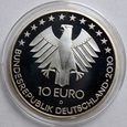 NIEMCY -  10 EURO 2010 D - 175 LAT KOLEI NIEMIECKIEJ - ST. ZWYKŁY