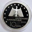 NIEMCY -  10 EURO 2003 F - RUHRGEBIET - ST. LUSTRZANY