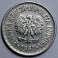 1 ZŁOTY 1967 - ST. 2-/3+