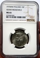 10 ZŁ ADAM MICKIEWICZ 1975 NGC MS65