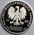 50000 ZŁ JÓZEF PIŁSUDSKI 1988 - ST. LUSTRZANY