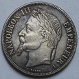 KOPIA MONETY 5 FRANKÓW 1863 NAPOLEON III