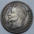 KOPIA MONETY 5 FRANKÓW 1863 NAPOLEON III