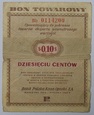 BON TOWAROWY - 10 CENTÓW 1960 Bb