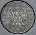 2 ZŁ GŁOWA KOBIETY 1934 - ST. 1/1-