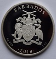 BARBADOS - 5 DOLLARS 2018 - FLAMING - F15