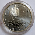 NIEMCY -  10 EURO 2002 J - WYSTAWA SZTUKI - ST. ZWYKŁY