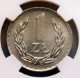 1 ZŁOTY 1972 NGC MS65