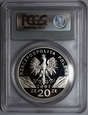 20 ZŁ FOKA SZARA 2007 PCGS PR70