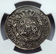 2 ZŁ/ 8 GR. PONIATOWSKI 1781 E.B. - NGC XF DETAILS 