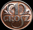 1 grosz 1939, piękne, mennicze