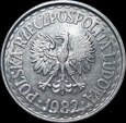 1 złoty 1982, kontrmarka 