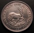 RPA GEORGE VI 5 SHILLINGS 1949 Antylopa