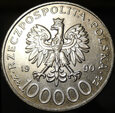 Polska, 100000 złotych 1990, Solidarność Typ C