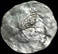 Niemcy, Szwabia - Bazylea, bp Adalbero II, denar 999-1025