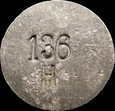  50 groszy 1923,  żeton 136 H