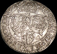 Zygmunt III Waza, szóstak 1596, Malbork, duża głowa