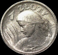 1 złoty 1924 Paryż, piękne, mennicze