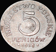 Królestwo Polskie, 5 fengów 1918, piękne
