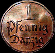 WMG 1 fenig 1930 idealne, MENNICZE