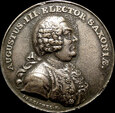 Medal Suita Reichela, August III Sas, odlew z Białogonu