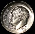 USA 10 centów 1996 P, piękny DESTRUKT