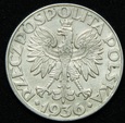 5 złotych 1936 - żaglowiec