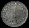 1 fenig 1918, mała data jak w 1917, bardzo rzadkie