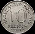 10 fenigów 1917, piękne