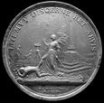 Elżbieta I - medal 1754 na zakończenie sporów ziemskich