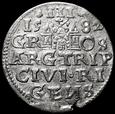 Stefan Bator, Trojak 1582, Ryga, rzadki rocznik