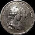 St A Poniatowski, Medal 1773, I rozbiór Polski, srebro 50mm