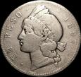 Dominikana 1 Peso 1897, rzadsza