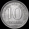10 fenigów 1917, NBO, DESTRUKT - peknięcie stempla
