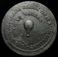 10 centimes, żeton, poczta balonowa, oblężenie Paryża 1870