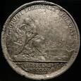 Medal, Wolność Torunia zgwałcona, 1724, cynk, nienotowany