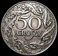 50 groszy 1938 GG, żelazo NIENIKLOWANE