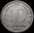 10 fenigów 1917, NBO, bardzo ładne