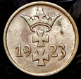 1 fenig 1923 Wolne Miasto Gdańsk - menniczy