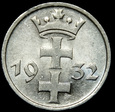 1 gulden 1932 Wolne Miasto Gdańsk - menniczy